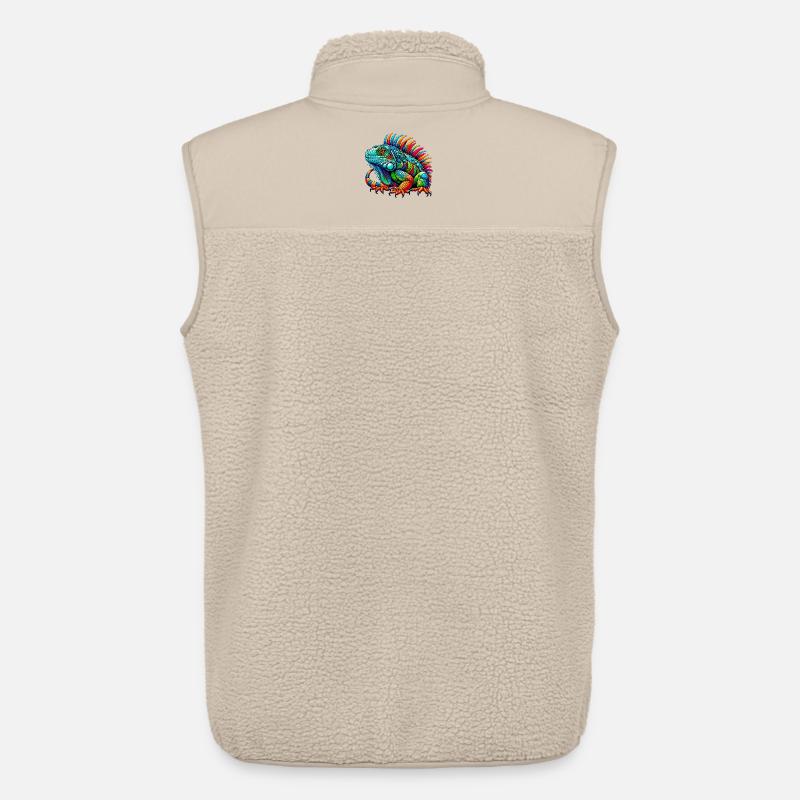 Leguan - Unisex Sherpaweste von Stanley/Stella - Beige