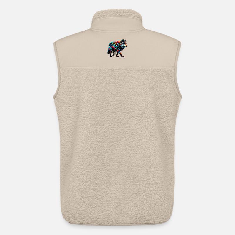 Wolf - Unisex Sherpaweste von Stanley/Stella - Beige