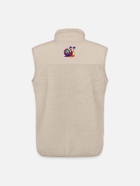 Snail - Unisex Sherpa Gilet by Stanley/Stella - beige