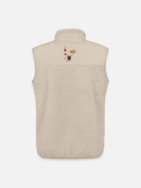 Glühwein - Unisex Sherpaweste von Stanley/Stella - Beige
