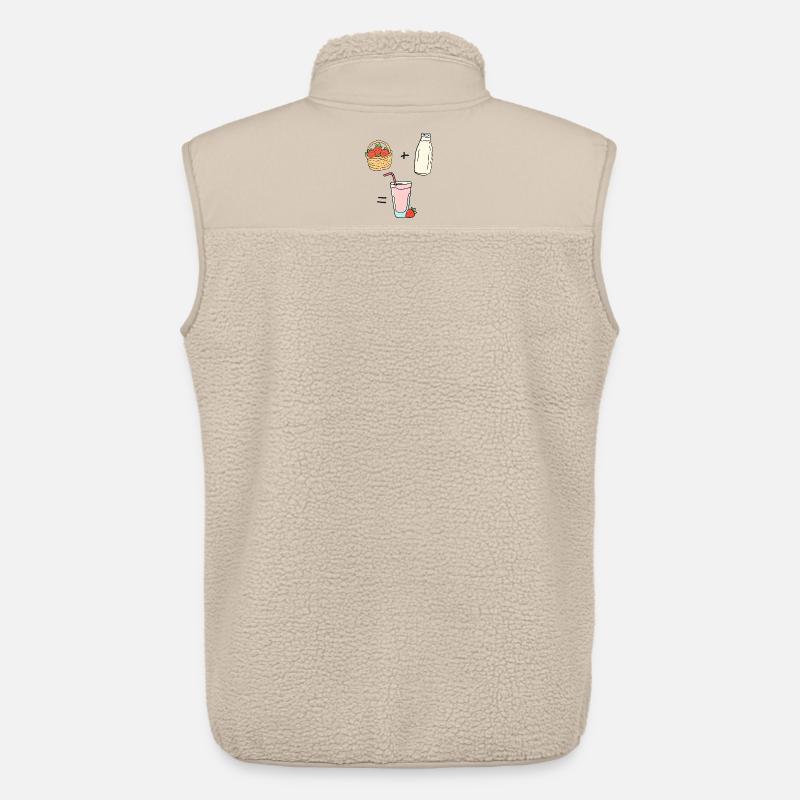 Erdbeermilch - Unisex Sherpaweste von Stanley/Stella - Beige