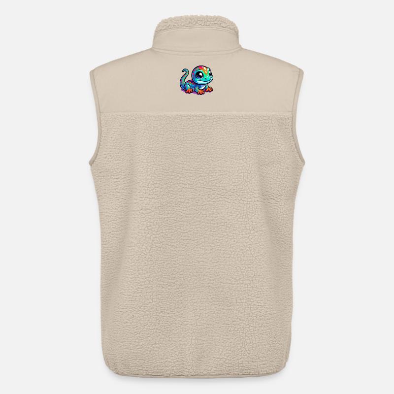 Gecko - Unisex Sherpaweste von Stanley/Stella - Beige