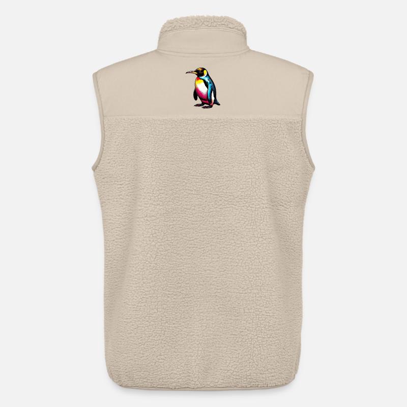 Pinguin - Unisex Sherpaweste von Stanley/Stella - Beige