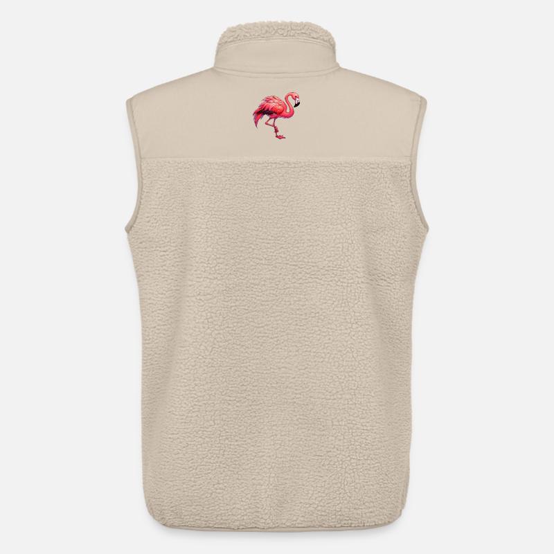Flamingo - Unisex Sherpaweste von Stanley/Stella - Beige