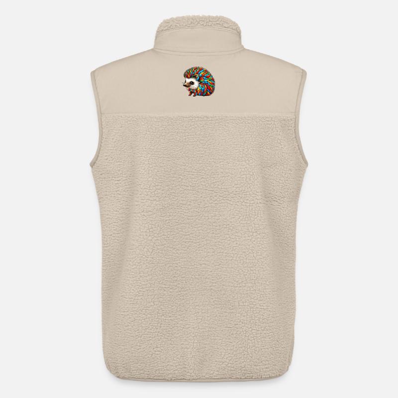 Igel - Unisex Sherpaweste von Stanley/Stella - Beige