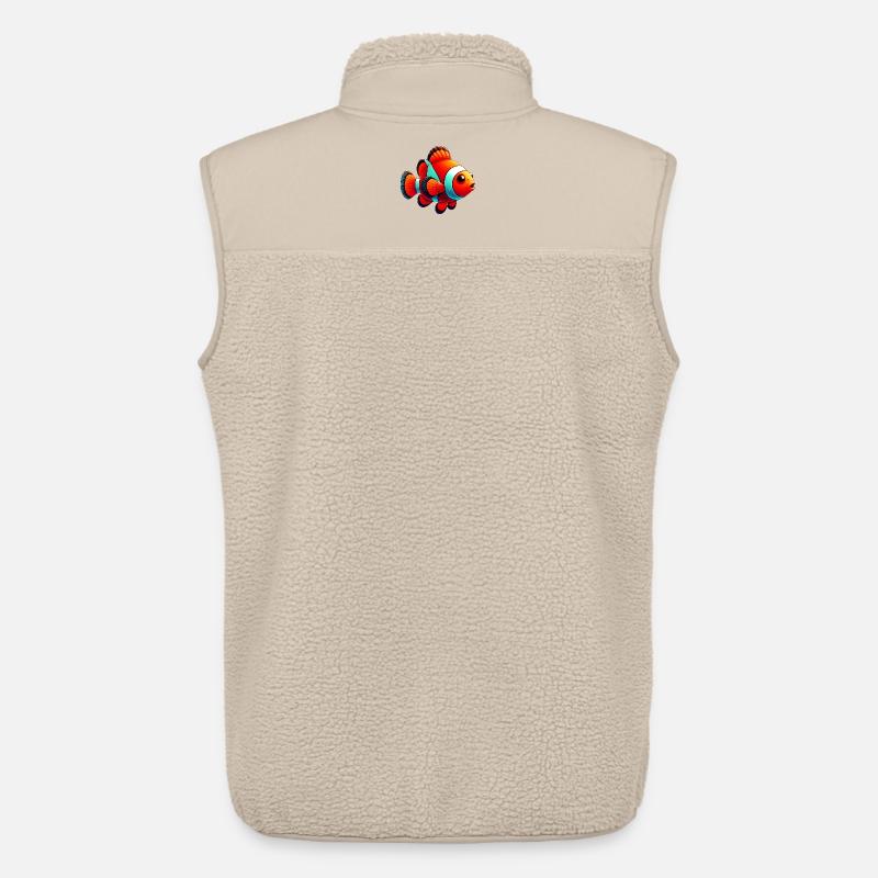 Clownfisch - Unisex Sherpaweste von Stanley/Stella - Beige