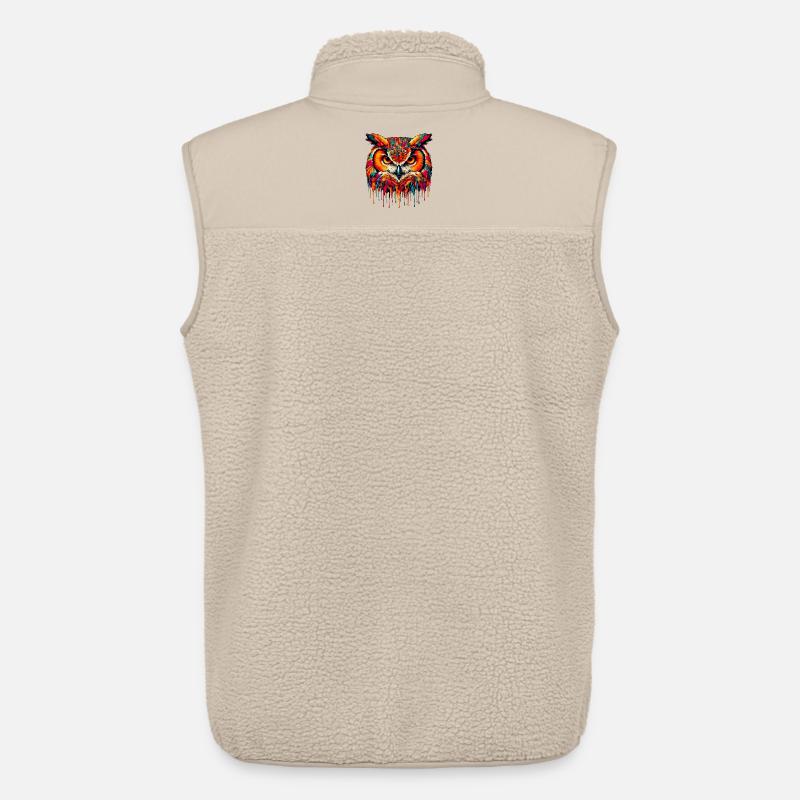Eule - Unisex Sherpaweste von Stanley/Stella - Beige