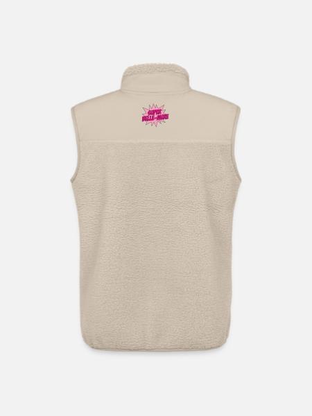 Super Belle-Mère / Fête des Mères - Veste sans manches sherpa unisexe Stanley/Stella - beige