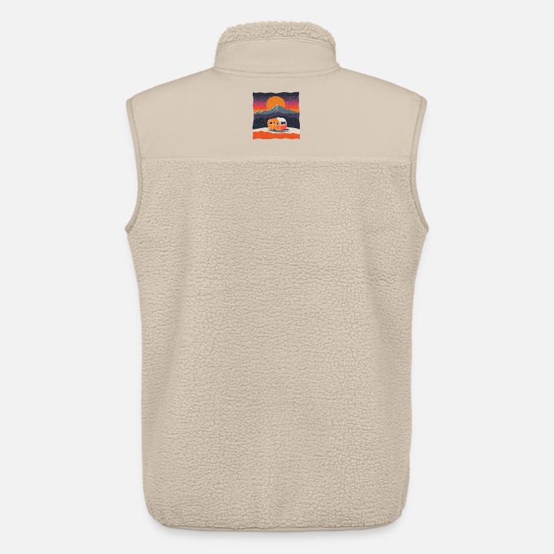 Orange Winter Camping - Unisex Sherpaweste von Stanley/Stella - Beige
