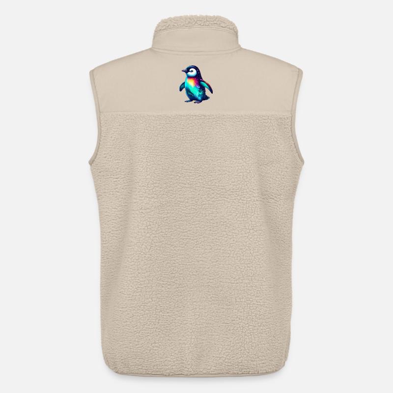 Pinguin - Unisex Sherpaweste von Stanley/Stella - Beige