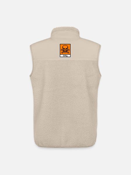 Vénéneux - Veste sans manches sherpa unisexe Stanley/Stella - beige