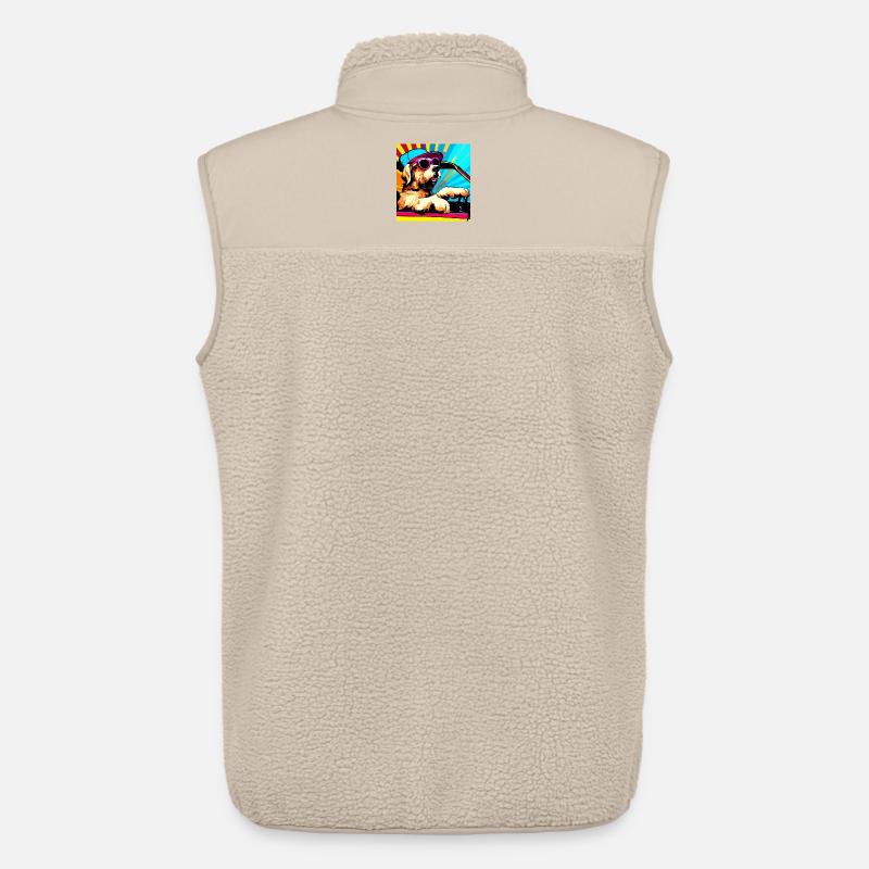 Hund - Unisex Sherpaweste von Stanley/Stella - Beige