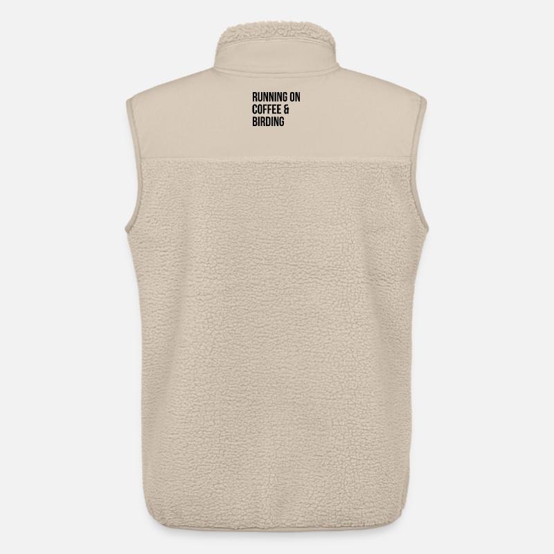 Vogelbeobachtung - Unisex Sherpaweste von Stanley/Stella - Beige