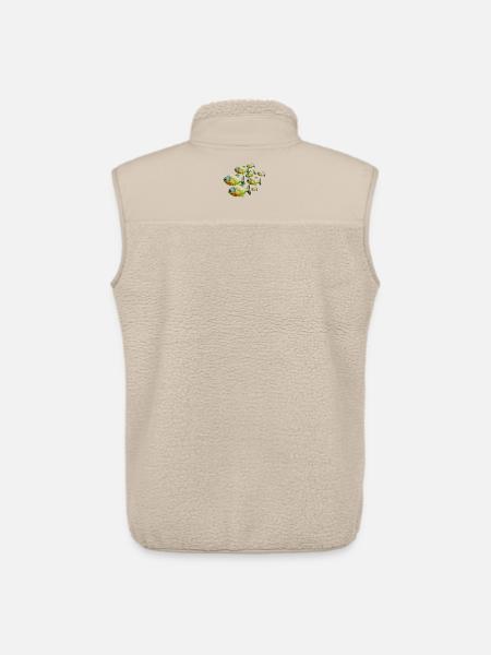 Poisson dans un banc - Veste sans manches sherpa unisexe Stanley/Stella - beige