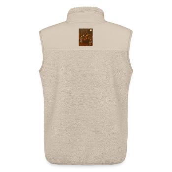 Night outing to La Catrina - Unisex Sherpa Gilet by Stanley/Stella - beige - Back - AI Model Male 178 light (178cm)