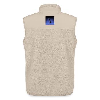 Begegnung der Tiefe - Unisex Sherpaweste von Stanley/Stella - Beige - Hinten - AI Model Male 178 light (178cm)