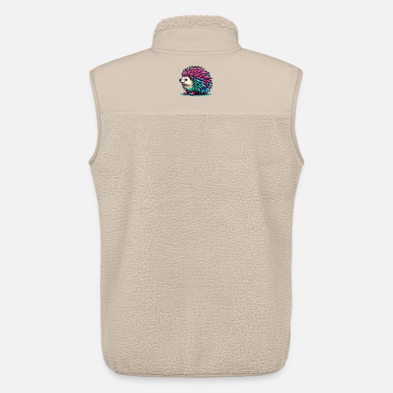 Igel - Unisex Sherpaweste von Stanley/Stella - Beige