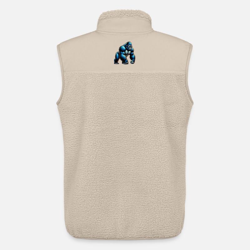 Gorille - Veste sans manches sherpa unisexe Stanley/Stella - beige