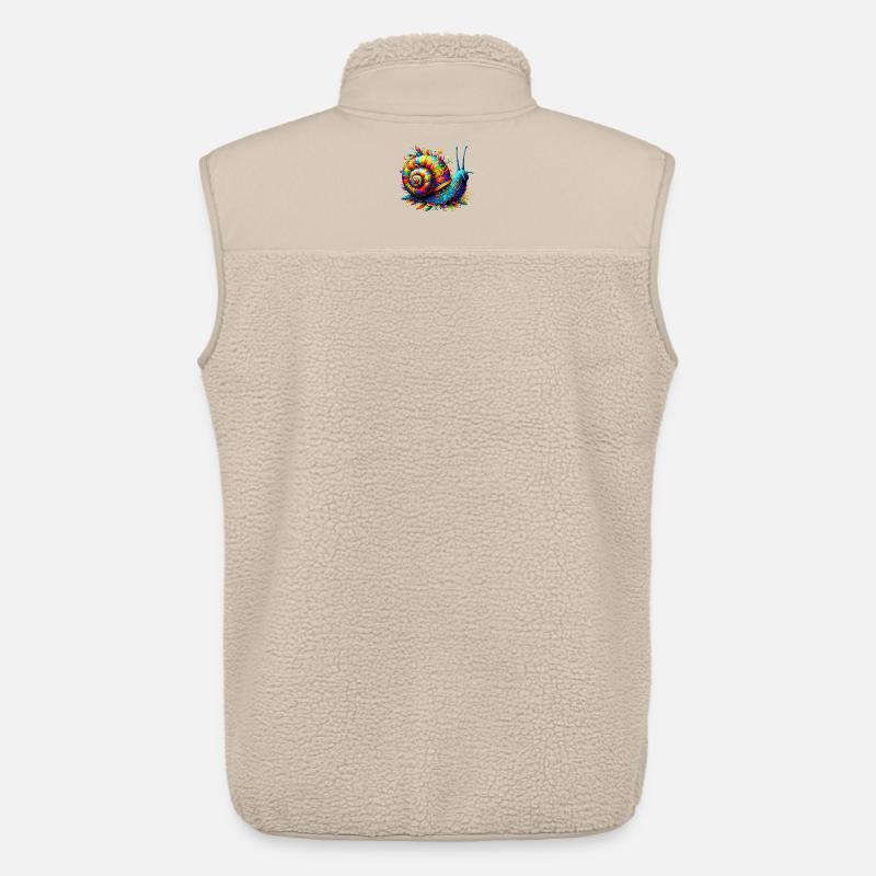Schnecke - Unisex Sherpaweste von Stanley/Stella - Beige