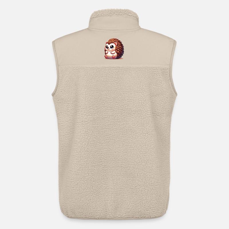 Igel - Unisex Sherpaweste von Stanley/Stella - Beige