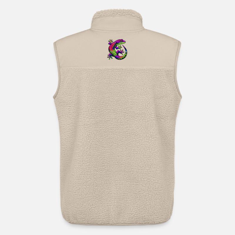 Gecko - Unisex Sherpaweste von Stanley/Stella - Beige