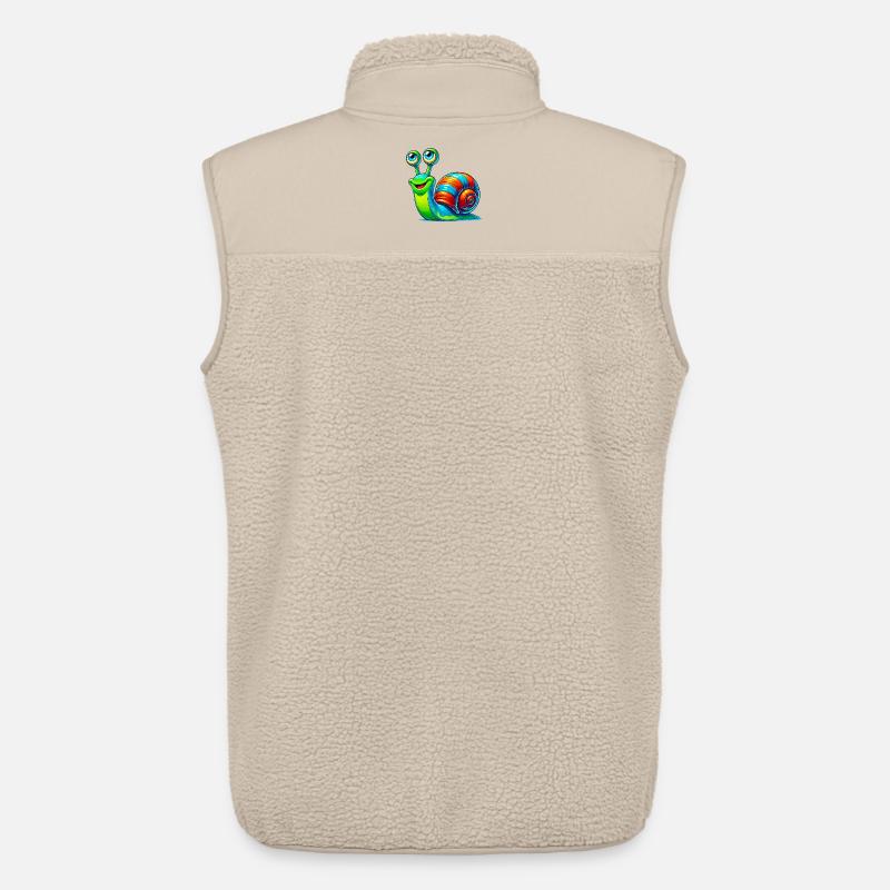 Schnecke - Unisex Sherpaweste von Stanley/Stella - Beige