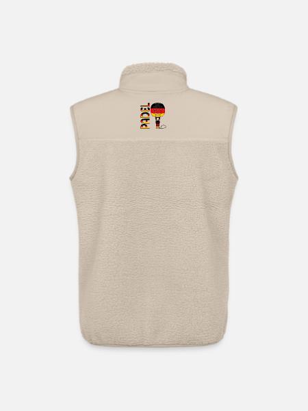 GERMAN PADEL TENNIS GERMANY - Unisex Sherpa Gilet by Stanley/Stella - beige