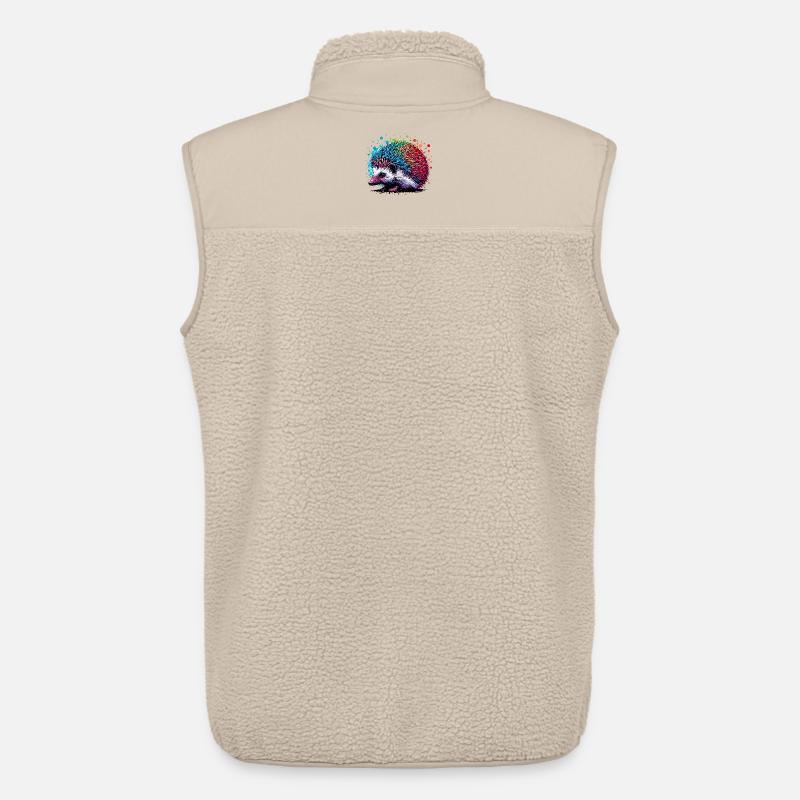 Igel - Unisex Sherpaweste von Stanley/Stella - Beige