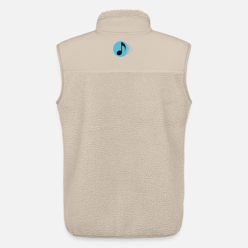 Melodische Burst-Note - Unisex Sherpaweste von Stanley/Stella - Beige