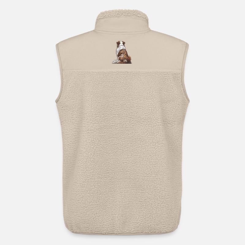 Old Doggy - Unisex Sherpaweste von Stanley/Stella - Beige
