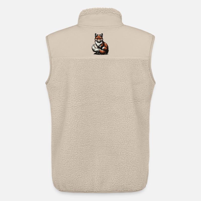 Fuchs - Unisex Sherpaweste von Stanley/Stella - Beige