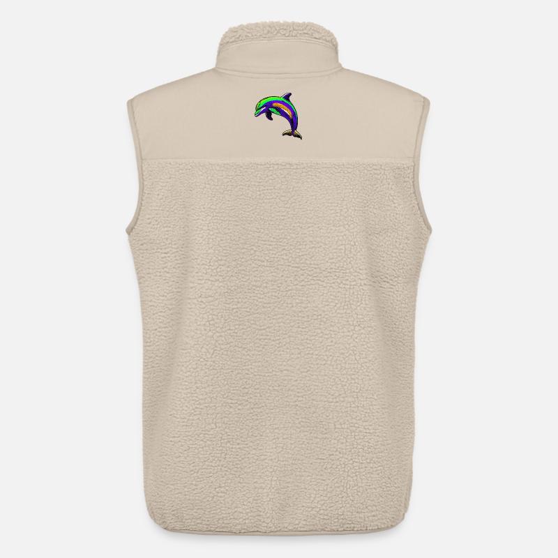Delfin - Unisex Sherpaweste von Stanley/Stella - Beige