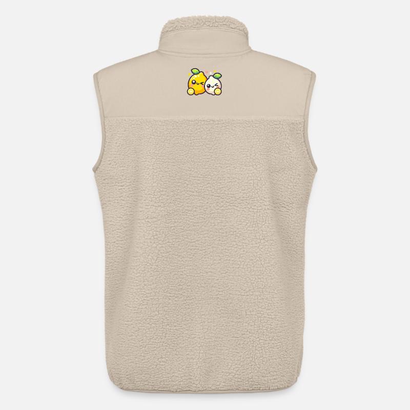 Süßes Zitronen Design - Unisex Sherpaweste von Stanley/Stella - Beige