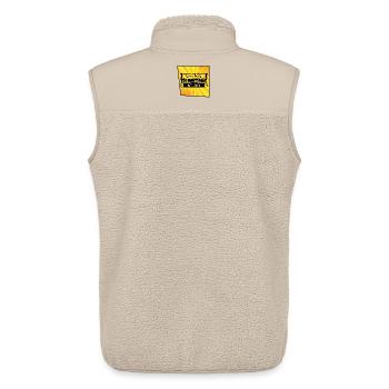 You're Lucky You Don’t Have My Liver - Unisex Sherpa Gilet by Stanley/Stella - beige - Back - AI Model Male 178 light (178cm)
