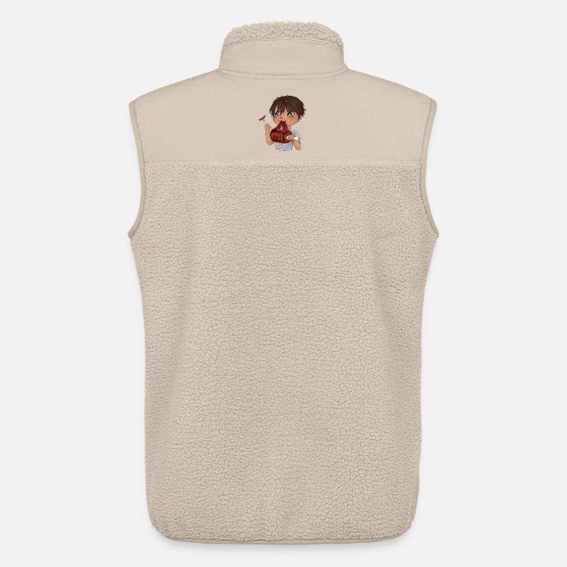 Gourmet Chibi - Unisex Sherpaweste von Stanley/Stella - Beige