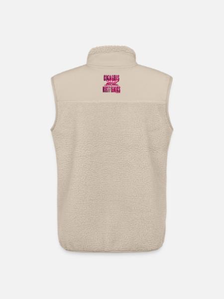 GUTE MÄDCHEN LESEN SCHMUTZIGE BÜCHER - Unisex Sherpaweste von Stanley/Stella - Beige