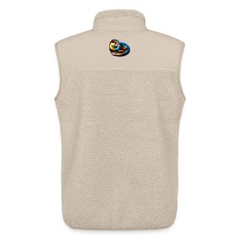 Otter - Unisex Sherpa Gilet by Stanley/Stella - beige - Back - AI Model Male 178 light (178cm)