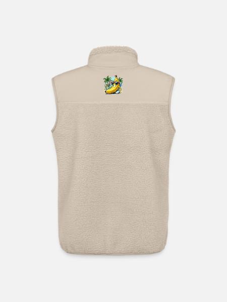 Relaxed banana - Unisex Sherpa Gilet by Stanley/Stella - beige
