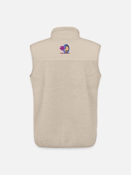 Neigh Sayers Punny Horse Design - Unisex Sherpa Gilet by Stanley/Stella - beige