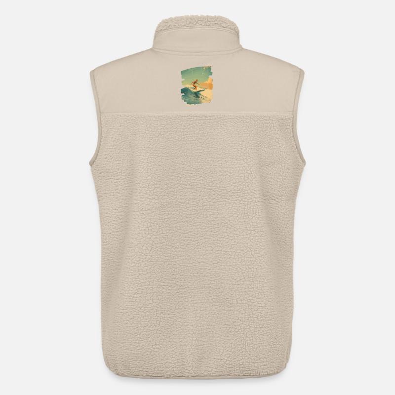 Surfer - Unisex Sherpaweste von Stanley/Stella - Beige