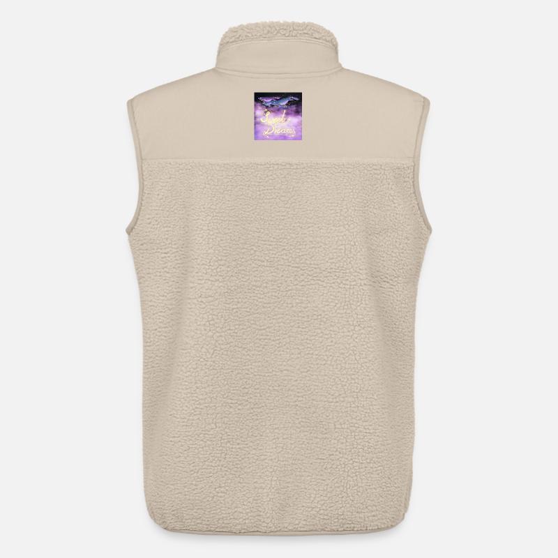 Sweet Dreams Space-Whale - Unisex Sherpaweste von Stanley/Stella - Beige