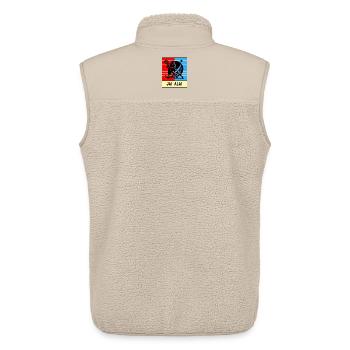 Jai Alai – Das Spiel der Geschwindigkeit - Unisex Sherpaweste von Stanley/Stella - Beige - Hinten - AI Model Male 178 light (178cm)