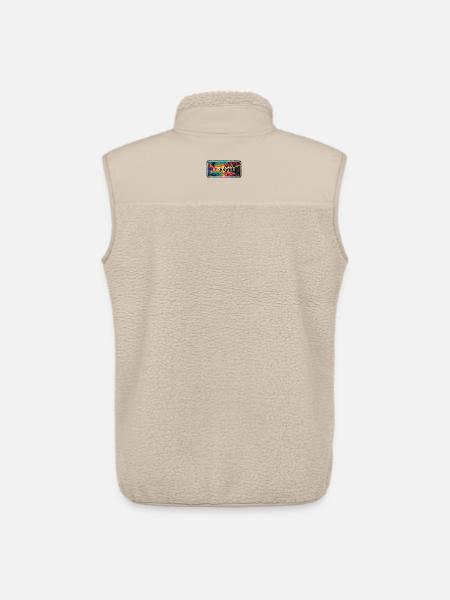 Varadero Cuba Sunset Design - Unisex Sherpa Gilet by Stanley/Stella - beige
