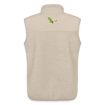 ORIGINAL EDITION MARTINIQUE - Unisex Sherpa Gilet by Stanley/Stella - beige - Back - AI Model Male 178 light (178cm)
