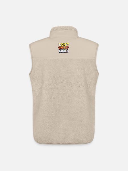 Don't shoot at the coach - Unisex Sherpa Gilet by Stanley/Stella - beige