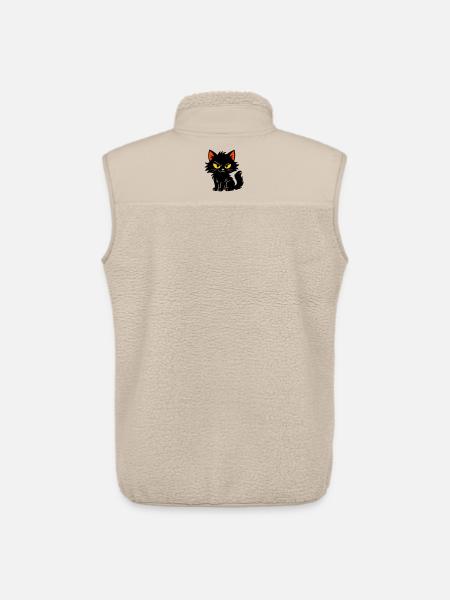 Chaton doux - Veste sans manches sherpa unisexe Stanley/Stella - beige