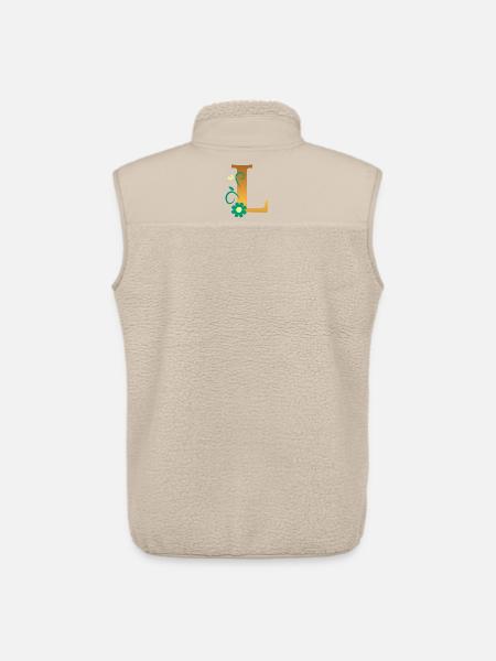 L - Unisex Sherpa Gilet by Stanley/Stella - beige