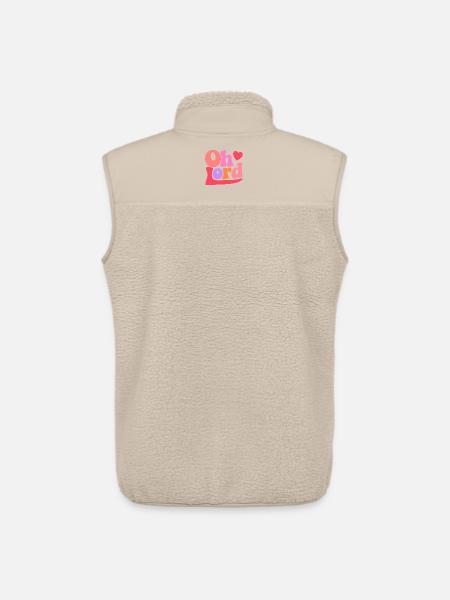 Seigneur - Veste sans manches sherpa unisexe Stanley/Stella - beige