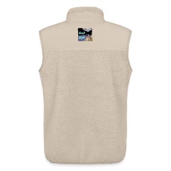 Greek Night - Unisex Sherpaweste von Stanley/Stella - Beige - Hinten - AI Model Male 178 light (178cm)