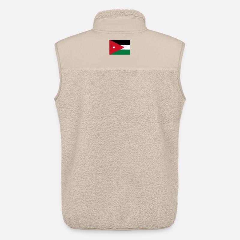 Flagge von Jordanien - Unisex Sherpaweste von Stanley/Stella - Beige